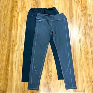 XL- EUC- L7-  2 grey leggings